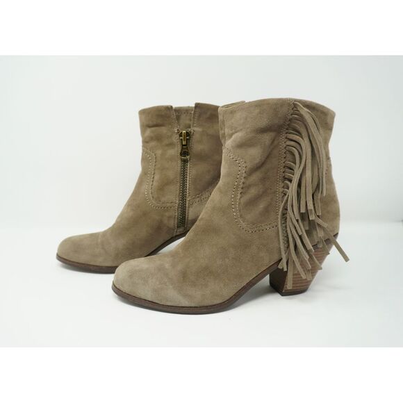 Sam Edelman Louie Fringe Ankle Boot Size 7.5 - Picture 2 of 12